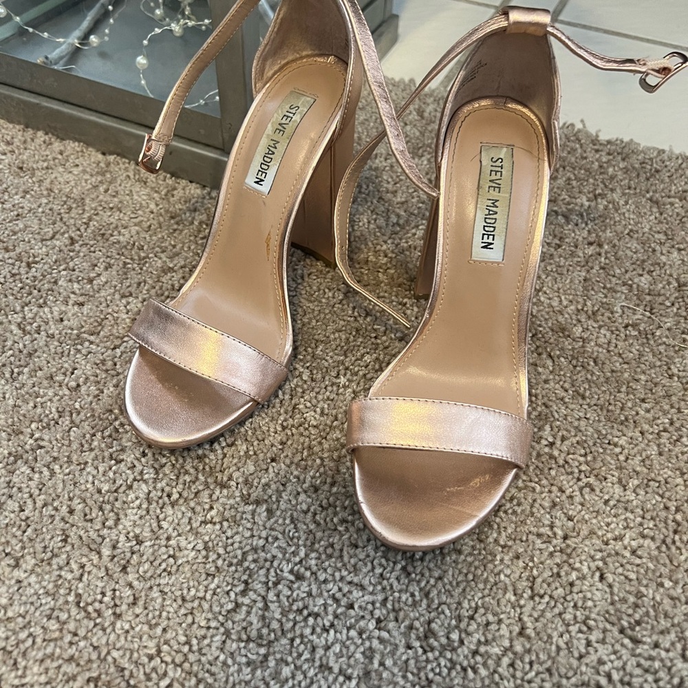 Steve Madden Women's Rose Gold Heels